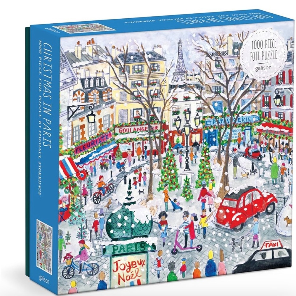 Christmas In Paris Jigsaw Puzzle - 1000 piece - Picture 3 of 3